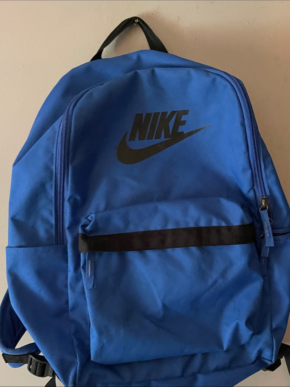 Nike Royal Blue Backpack with Black Logo